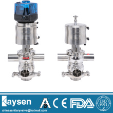 Sanitary stainless steel mixproof valves